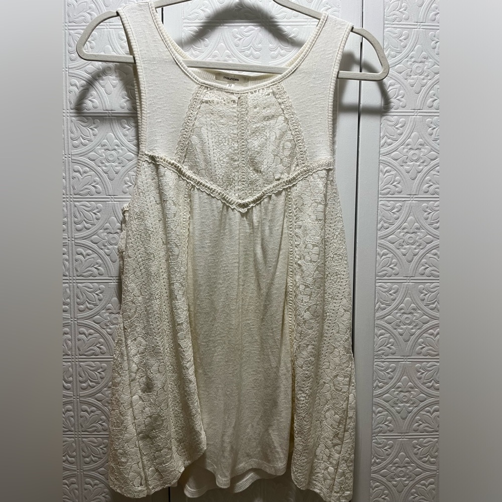 MAURICES women’s cream tank - M